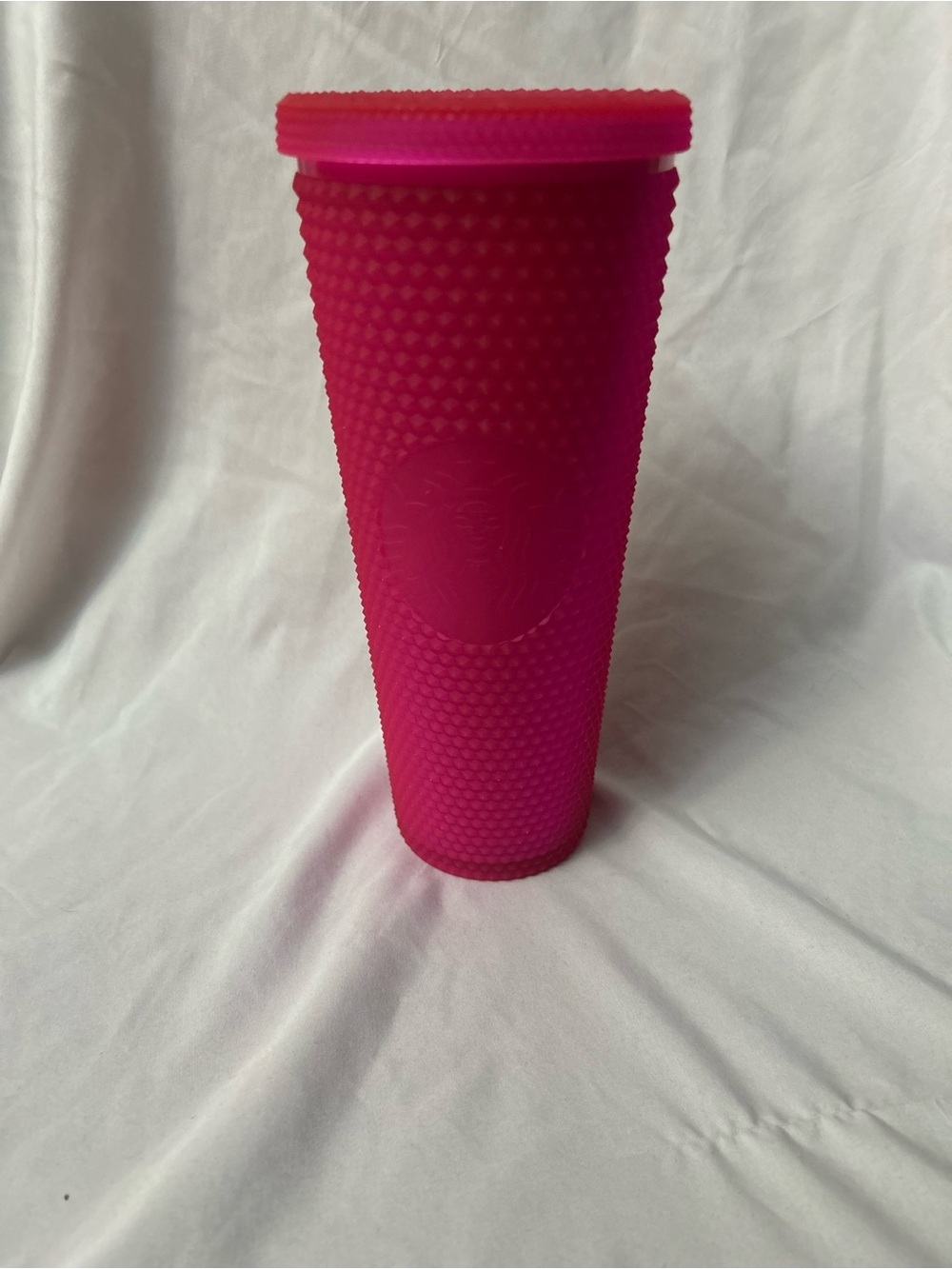 Starbucks Hot Pink Textured Studded Tumbler with Lid
